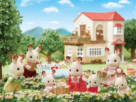 Sylvanian Families 人偶 【 巧克力兔家族 】 FS-46 ST標誌認證 3歲以上 玩具 娃娃屋 Sylvanian Families エポック社 EPOCH