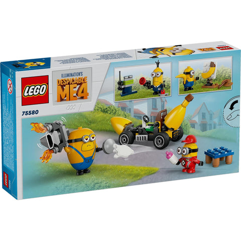 LEGO 樂高 小小兵 小小兵和香蕉車 玩具 禮物 積木 女孩 男孩 兒童 5歲 6歲 7歲 8歲 小學生 小小兵 小小兵 小小兵電影 怪盜格魯玩具 75580