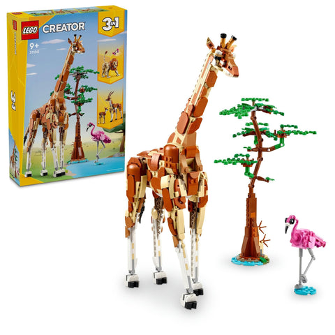 レゴ(LEGO) クリエイター サファリのどうぶつ おもちゃ 玩具 誕生日 プレゼント ブロック 女の子 男の子 子供 9歳 10歳 11歳 小学生 動物 生き物 31150