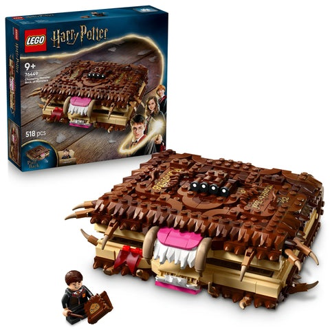 LEGO 樂高 哈利波特 怪物怪物書 玩具 生日 禮物 積木 男孩 女孩 兒童 9歲 10歲 11歲 小學生 哈利波特 商品 遊戲 對戰 機器人 76449
