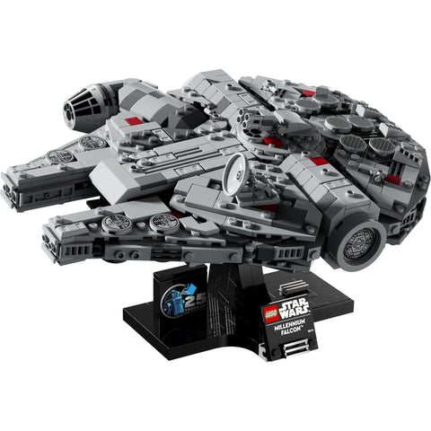 LEGO 75375 Star Wars Millennium Falcon Toy Toy Present Block Male Father Boyfriend Female Mother Mother Her Adult Spaceship