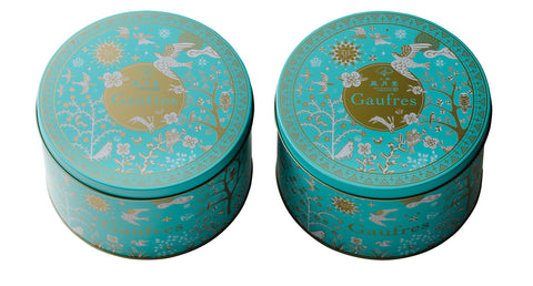 Ueno Shigetsudo Gofuru 12 Pieces x 2 Cans, Sweets, Baked Sweets, Summer, Gift, Confectionery, Greetings, Gift Confectionery, Souvenir, Prize, Reasonable, Retirement, Retirement, Cookies, Biscuit, Tin