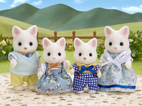 Epoch Sylvanian Families Family Doll " Family of Silk Cat Fs-12 "