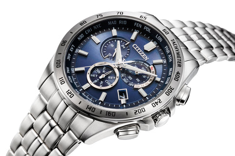 [CITIZEN] シチズンコレクション citizen collection エコ・ドライブ 電波時計 ( シルバー / ビジネス / 防水 / メンズ ) CB5870-91L シチズン ギフト 電波ソーラー