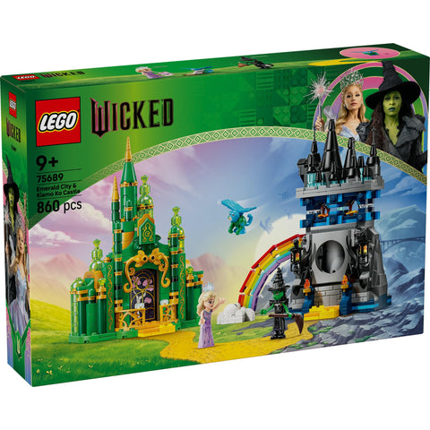 LEGO Wickid 75689 Emerald City and Chiamo Ko Castle Toy Birthday Present Blocks Girls Boys Children 9 Years Old 10 Years Old 11 Years Old Elementary School Pretend Play Doll