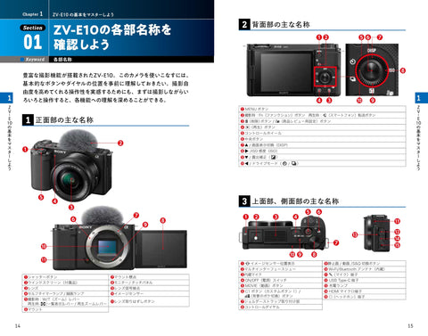 Sony 【ZV-E10 and Shooting Guidebook Set】 For those who want to master all the functions and enjoy shooting, ZV-E10 Body Black + Technical Reviewer Basic & Applied Photography Guide