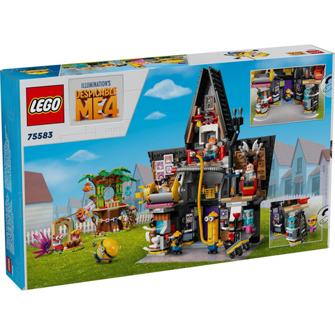 레고 (LEGO) 미니언즈 미니언즈 및 그루 패밀리 홈 토이, 생일 선물 블록, 여아, 남아용, 8세, 9세, 10세, 초등학생 역할 놀이 놀이방 75583