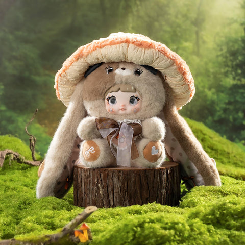TOP TOY x Nommi "Mushroom Hat 400% Series Plush Toy, 1 Piece, Gacha Blind, Box Figure, Plastic Model, Premium Toy, Soft Toy, Birthday Gift, Original Character, Christmas Gift, Collector
