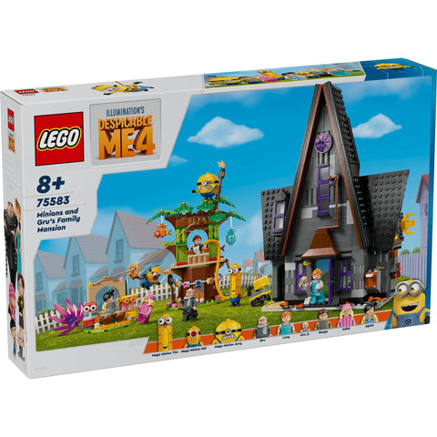 レゴ(LEGO) ミニオン ミニオンとグルー一家のおうち おもちゃ 玩具 誕生日 プレゼント ブロック 女の子 男の子 子供 8歳 9歳 10歳 小学生 ごっこ遊び おままごと 75583