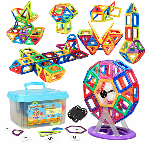 HannaBlock Magnetic Blocks, Magnetic Toys, Educational Toys, For Kids, Boys, Girls