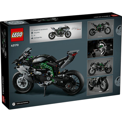 LEGO 42170 Kawasaki Ninja H2R Bike, Toy Plastic Model, Present, Blocks, Boyfriend, Kids, 9, 10, 11, 12, Elementary School Students, Car, Boyfriend, Birthday Gift, Interior, Stylish