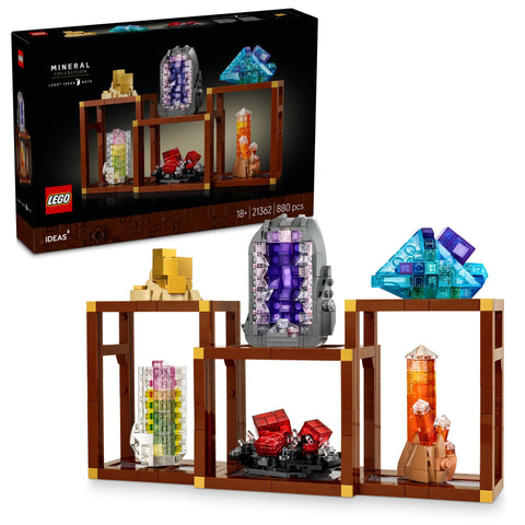 Lego 21362 Ideas Mineral Collection Toy Birthday Present Blocks Men Women Figurine Goods Interior Stylish
