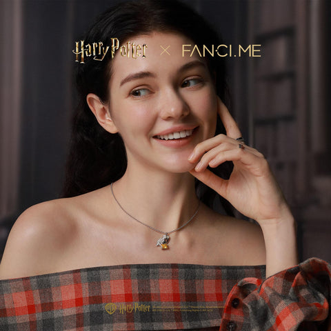 FANCIME x Harry Potter 官方合作款 海德薇 項鍊 黃石 信紙 銀色 生金 哈利波特 專用盒子 萬聖節 聖誕節 禮物