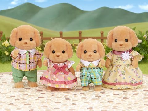 Sylvanian Families 人偶 【 貴賓犬家族 】 FS-29 ST標誌認證 3歲以上 玩具 娃娃屋 Sylvanian Families 愛普生社 EPOCH