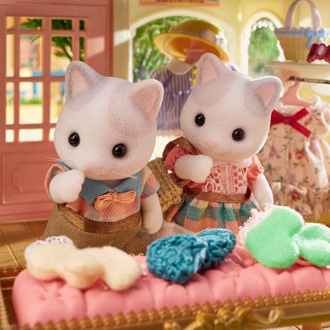 希尔瓦尼亚家庭 玩偶 【拉特猫家族】 FS-52 ST Mark 认证 3 岁及以上玩具娃娃屋 Sylvanian Families エポック社 EPOCH