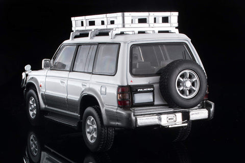 Geocore 64 1/64 #Car Snap 01a Camping (TLV-NEO Mitsubishi Pajero Midroof Wide VR Exclusive Color Included) Accessories & Complete Mini Car Set