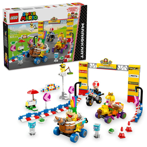 LEGO Super Mario 72036 Mario Kart, Baby Peach and Grand Prix Set, Toy, Birthday, Present, Blocks, Boys, Girls, Children, 8, 9, 10 Years, Elementary School Students, Mario Goods, Game