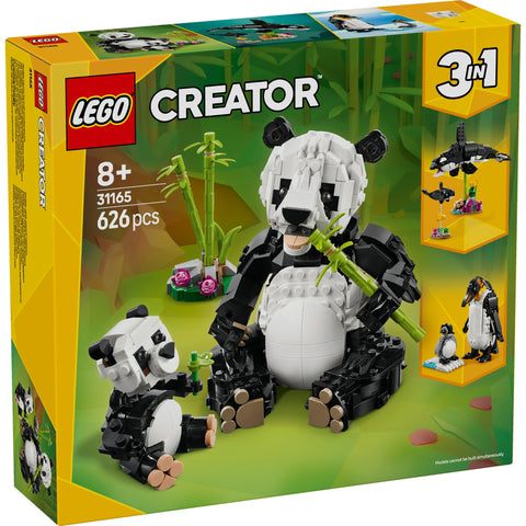 レゴ(LEGO) クリエイター どうぶつ：パンダの親子 おもちゃ 玩具 誕生日 プレゼント ブロック 女の子 男の子 子供 8歳 9歳 10歳 小学生 動物 生き物 31165