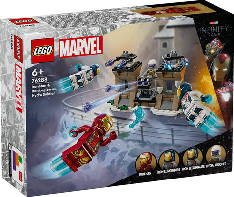 LEGO Super Heroes 76288 Iron Man & Iron Legion and Hydra Soldier Battle Toy Toy Toy Gift Blocks Boys Girls Children 5 Years 6 Years 7 8 Years Old Elementary School Educational Marvel Avengers 76288