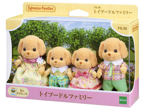 Sylvanian Families Doll Toy Poodle Family FS-29