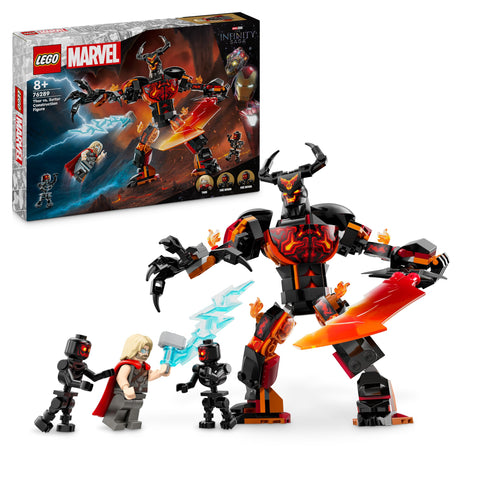 LEGO 76289 Super Heroes Thor and Thor and Sult Decisive Battle Toy, Present, Blocks, Boys, Girls, Children, 7, 8, 9, 10, Elementary School Students, Educational, Marvel Avengers