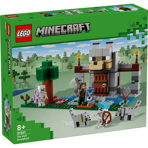 LEGO 樂高 我的世界 狼堡壘 玩具 禮物 積木 男孩 女孩 兒童 7歲 8歲 9歲 10歲 小學生 迷你小人偶 My Craft 21261