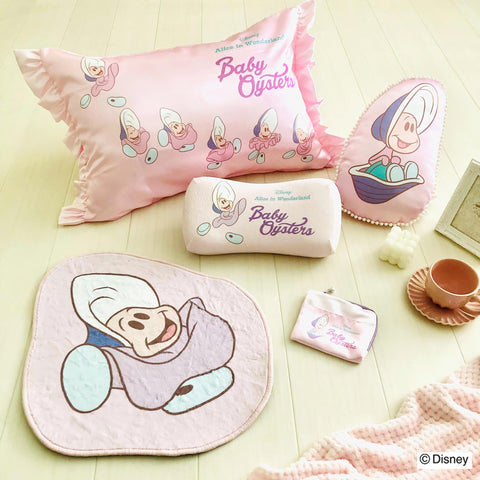 MORIPiLO 4621301 Morishita Memory Foam Pillow, Disney Young Oyster, 5.9 x 12.2 inches (15 x 31 cm), Lumbar, Backrest, Support, Plush Toy, Cushion, Character Goods, Alice in Wonderland, Character