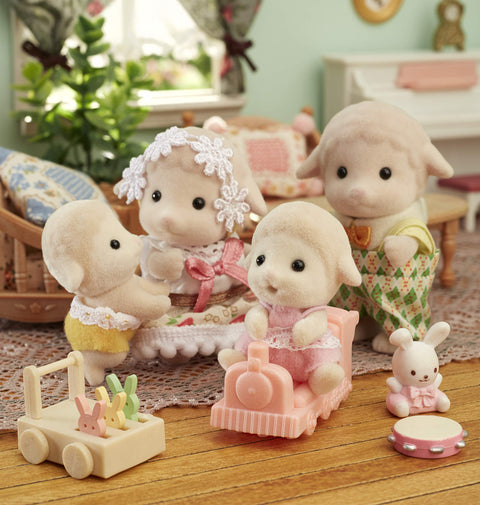 希尔瓦尼亚家庭 玩偶 【 羊家族 】 FS-42 ST Mark 认证 3 岁及以上玩具娃娃屋 Sylvanian Families エポック社 EPOCH