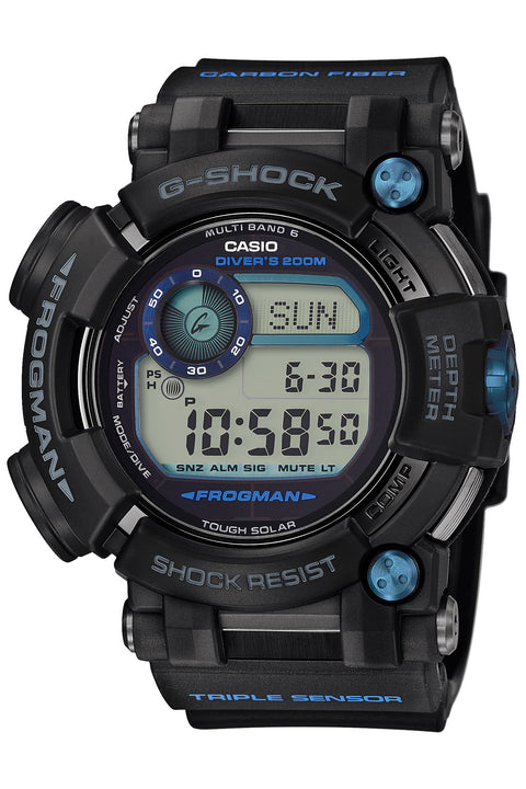 [カシオ] 腕時計 ジーショック 【国内正規品】 ダイバーズウォッチ FROGMAN 電波ソーラー GWF-D1000B-1JF メンズ ブラック