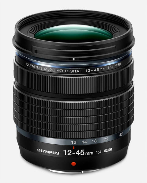 OLYMPUS Micro Four Thirds Lens M.ZUIKO DIGITAL ED 12-45mm F4.0 PRO Standard Zoom Lens, Dustproof, Splashproof, Small and Lightweight