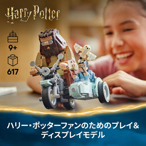 LEGO 樂高 哈利波特 哈格里德&哈利飛的摩托車騎士 玩具 生日 禮物 積木 女孩 男孩 兒童 9歲 10歲 11歲 小學生 哈利波特 商品 76443