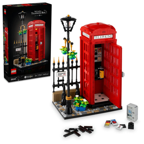 LEGO 21347 Idea London Red Public Phone Toy Toy Present Block
