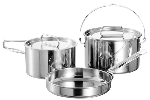 CAPTAIN STAG Laguna Barbecue Set, Stainless Steel