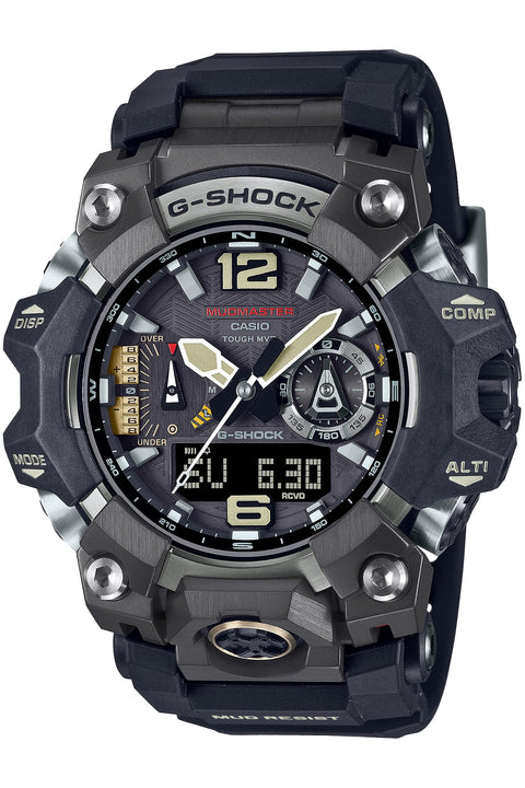 Casio GWG-B1000 Wristwatch, Mudmaster Bluetooth, Radio Solar, Biomass Plastic, Black
