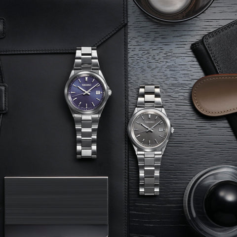 SEIKO SEIKO SEIKO SELECTION S系列 Premium 不銹鋼電波太陽能 男士, 錶盤:灰色, 手鍊類型