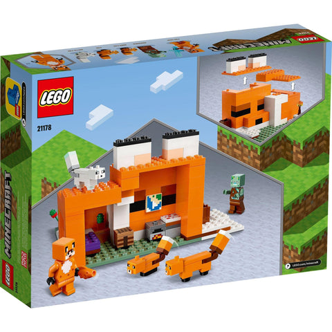 レゴ(LEGO) マインクラフト キツネ小屋 おもちゃ 玩具 誕生日 プレゼント ブロック 男の子 女の子 子供 8歳 9歳 10歳 小学生 マイクラ Minecraft グッズ 動物 生き物 21178