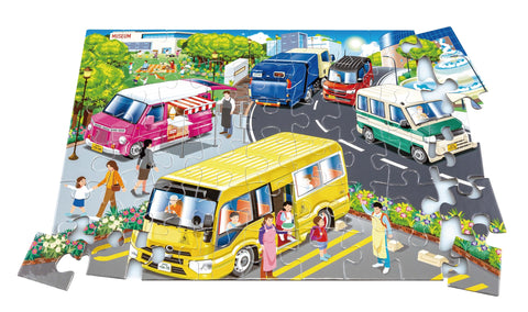 KUMON PUBLISHING KUMON 繪本玩具 STEP4 適用於各種場合的益智玩具 兒童拼圖 54塊・70塊・88塊 3歲以上 JP-44 KUMON