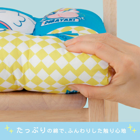 Moripilo 4620813 Doraemon Zabuton, Chair Cushion, 11.8 x 11.8 inches (30 x 30 cm), Children, School, Kindergarten, Boys, Character Goods, Shogakukan, Blue
