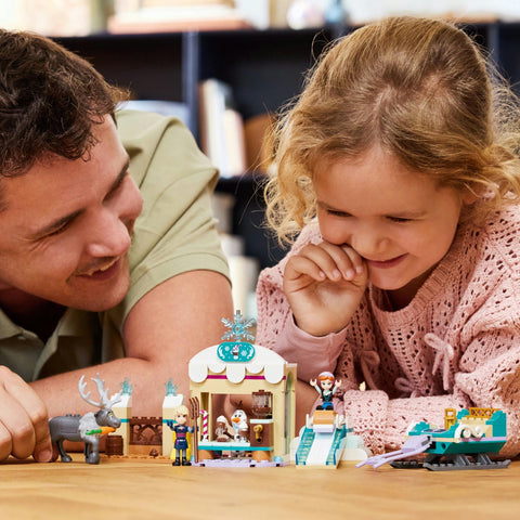 LEGO 乐高 迪士尼公主 冰雪奇缘冒险 玩具 生日 礼物 积木 益智男孩 女孩 儿童 4岁 5岁 6岁 迪士尼 周边 扮演 过家家家 43256