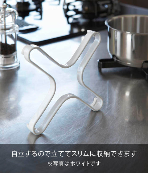 Yamazaki Industries 2251 Pan Padding Black Approx. W 5.3 x D 5.3 x H 0.8 inches (13.5 x 13.5 x 2 cm) Tower