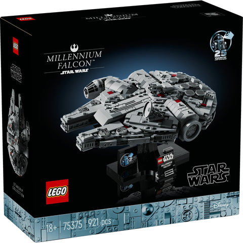 LEGO 樂高 星際大戰 千禧年獵鷹 玩具 禮物 積木 男性 父親 父親 男友 女性 母親 女友 成人 太空船 75375