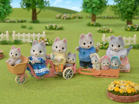 Sylvanian Families 人偶 【 Husky Family 】 FS-41 ST標誌認證 3歲以上 玩具 玩具屋 Sylvanian Families EPOCH