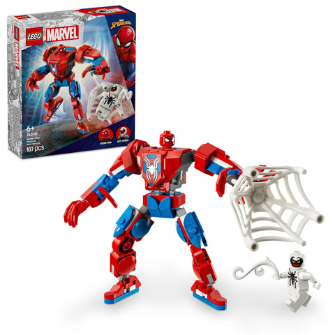 Lego 76308 Marvel Spider-Man Mecha vs. Anti-Venom Toy, Toy, Birthday, Present, Blocks, Educational Boy, Girls, Children, 6 Years, 7 Years, 8 Years, 9 Years, Marvel Goods, Figure,