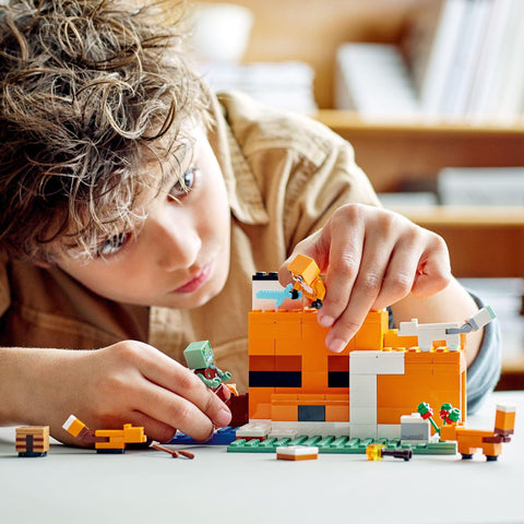 レゴ(LEGO) マインクラフト キツネ小屋 おもちゃ 玩具 誕生日 プレゼント ブロック 男の子 女の子 子供 8歳 9歳 10歳 小学生 マイクラ Minecraft グッズ 動物 生き物 21178