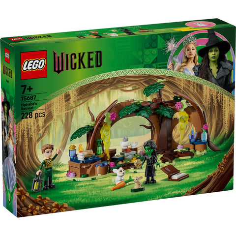 Lego 75687 Wicked Elfaba Hideaway Toy Birthday Present Blocks for Girls Boys Children 7 Years Old 8 Years Old 9 Years Old Elementary School Pretend Play Doll