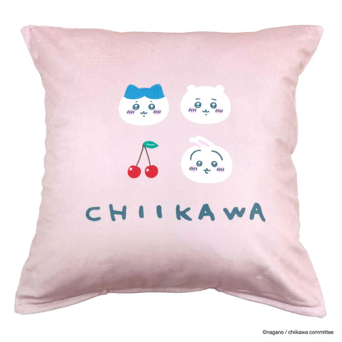 MORIPiLO 4621294 Morishita Chiikawa Cushion Cover, Hachiwale, Rabbit, Pink, 17.7 x 17.7 inches (45 x 45 cm), Sofa, Backpad, Pillow, Character Goods, Small and Cute