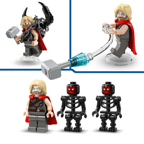 LEGO 76289 Super Heroes Thor and Thor and Sult Decisive Battle Toy, Present, Blocks, Boys, Girls, Children, 7, 8, 9, 10, Elementary School Students, Educational, Marvel Avengers