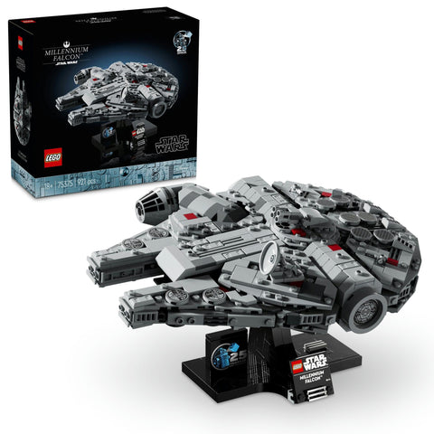 LEGO 樂高 星際大戰 千禧年獵鷹 玩具 禮物 積木 男性 父親 父親 男友 女性 母親 女友 成人 太空船 75375