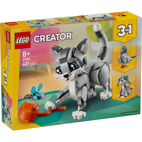 LEGO 樂高 創意系列 貓 玩具 生日 禮物 積木 女孩 男孩 兒童 8歲 9歲 10歲 小學生 動物 生物 31163