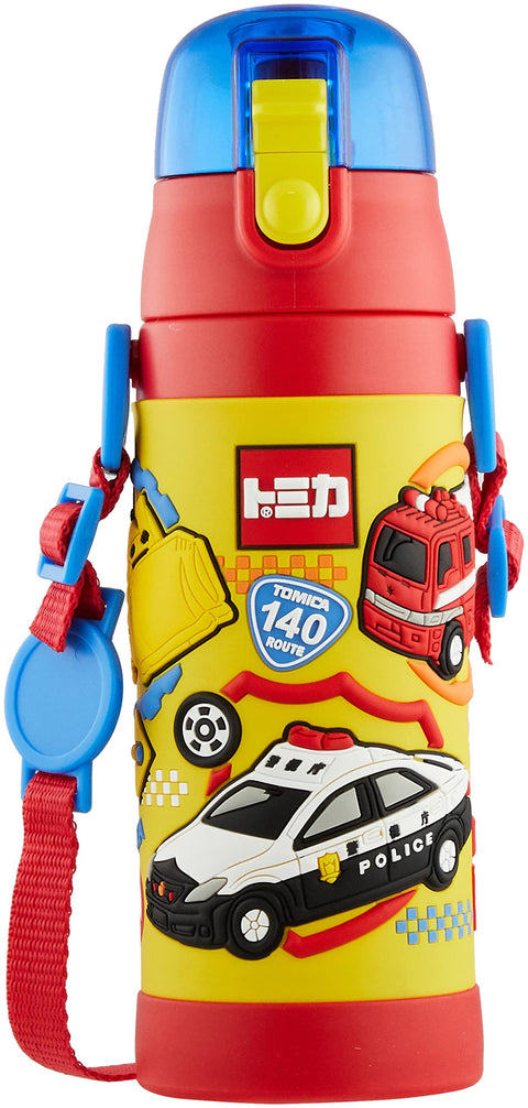 스케이터 (Skater) 어린이용 스테인리스 스틸 물병, 다이렉트 드링크, 480 ml, 토미카, 어린이 친화적, 경량 타입, 남아용 단열, 3D 입체 프린트 물병, 스포츠 보틀, 귀여운 어린이, 어린이, 물병, 귀여운, 어린이, 어린이, 물병, 귀여운, 어린이, 물병 SDPV5-A